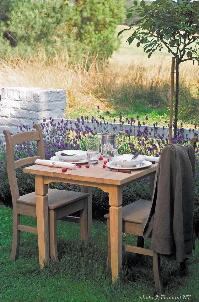 Oak bistro set sale