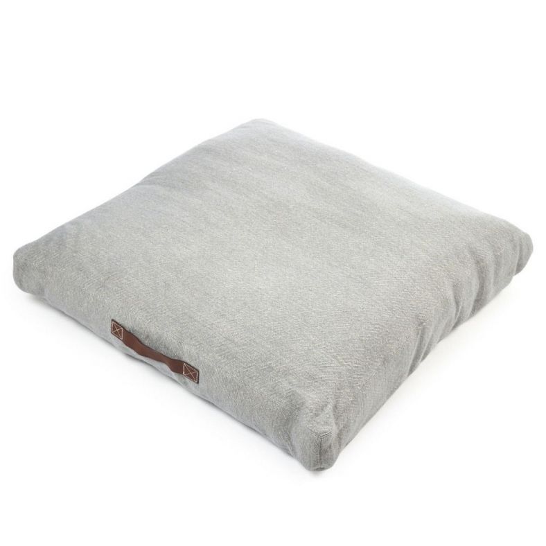 Libeco Home Ltd Edition Shetland Floor Cushion 70% Linen, 30% Wool in Grey