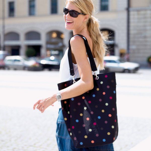 Reisenthel Panier de course Carrybag Mixed Dots Red